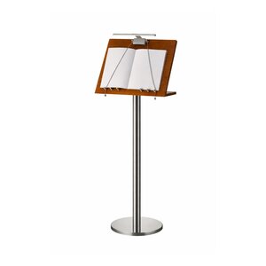 M&T Menu stand with lamp