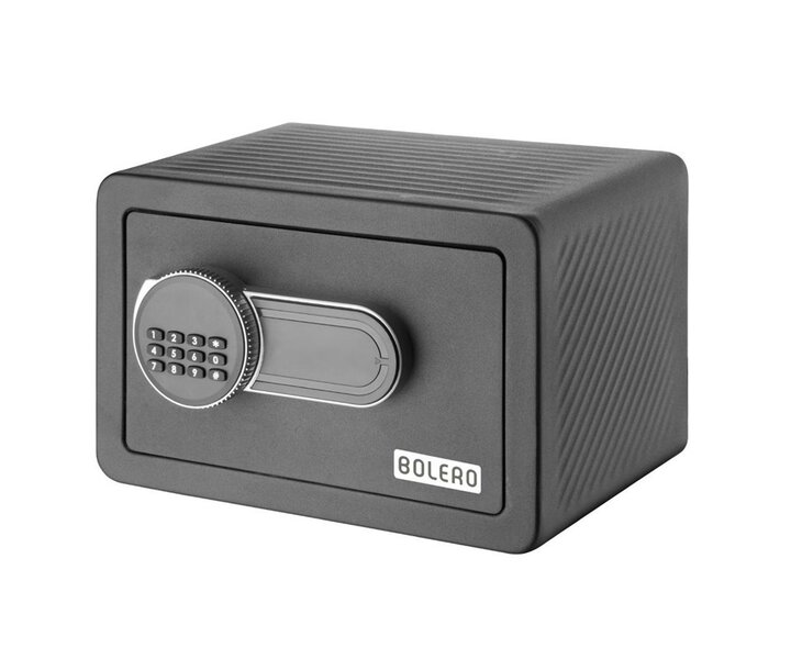 Coffre-fort d’hôtel standard noir 200×310×200 mm