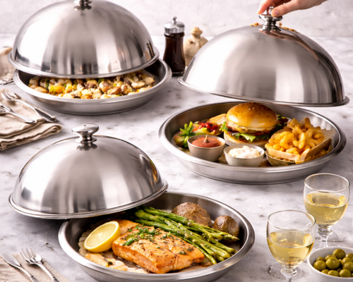 Cloche pour assiette