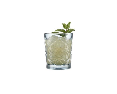 LIBBEY  Verre à Cocktail - whisky 35,5 cl "Hobstar" couleur Bleu - Sapphire