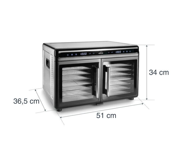 LACOR Food dehydrator with two completely independent drying zones