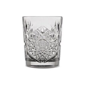 LIBBEY  Cocktail  - Whisky glas 35,5 cl  "Hobstar" gekleurd  "Graphite  "