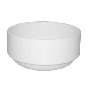 M&T Bol à soupe ou salade empilable porcelaine blanche Ø 10,3 cm