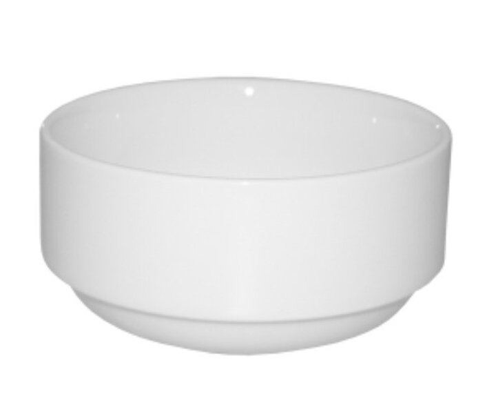 M&T Bol à soupe ou salade empilable porcelaine blanche Ø 10,3 cm