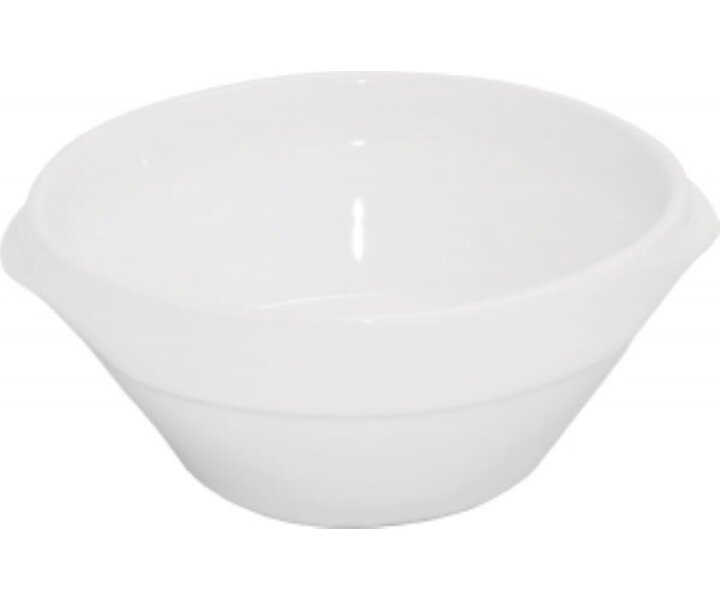 M&T Soupbowl  with lips   Ø 13 cm stackable white porcelain