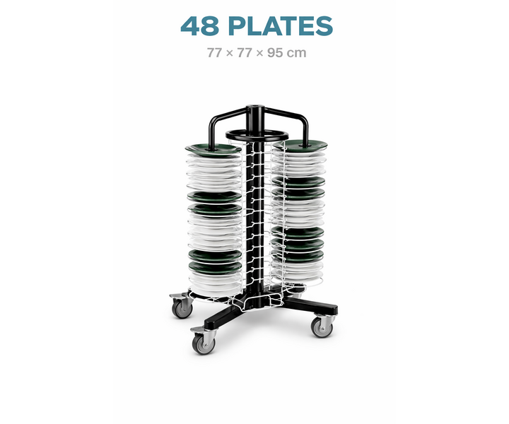 M&T WHEELED PLATE STACKERS