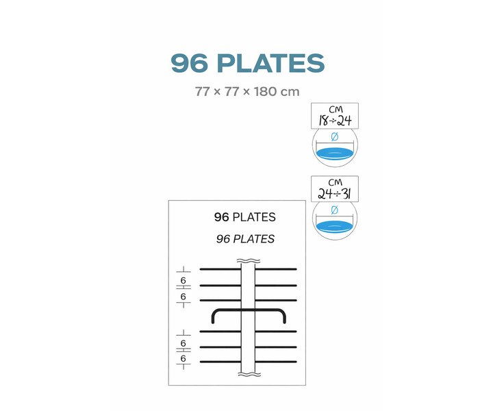 M&T WHEELED PLATE STACKERS