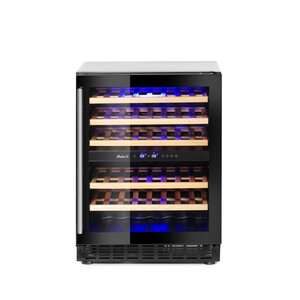 ARKTIC Cave à vin à 2 zones pour ranger 46 bouteilles de 0,75 l