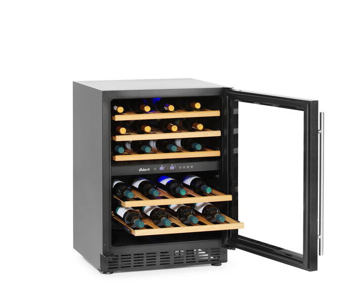 ARKTIC Wine cooler with dual cooling zones for 46 bottles 75 cl