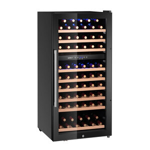 ARKTIC Wine cooler with dual cooling zones for 83 bottles 75 cl