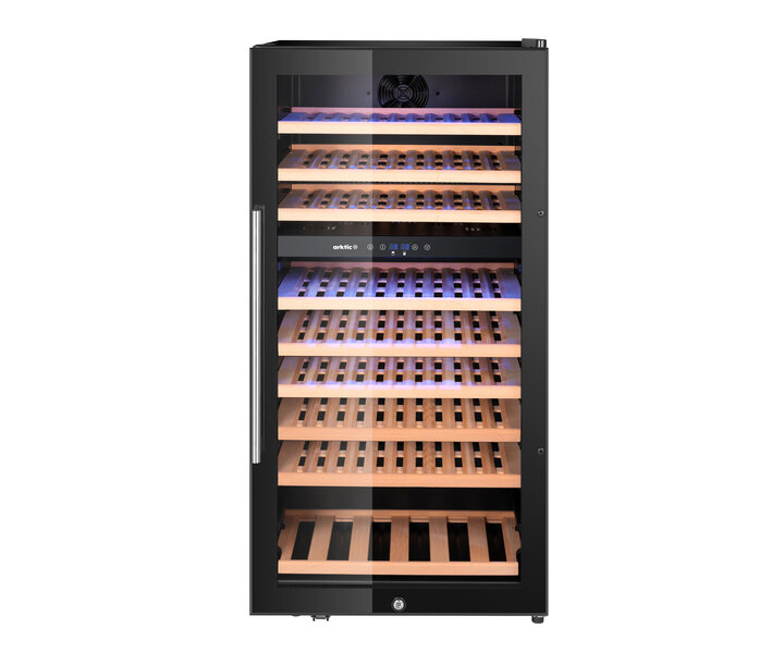 ARKTIC Cave à vin à 2 zones pour ranger 83 bouteilles de 0,75 l