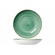 STEELITE  Deep plate /  gourmet bowl   Ø  25,5 cm coupe shape " Craft Aqua "