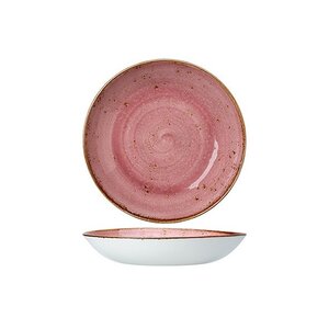 STEELITE  Diep gourmet bord  Ø 25,5 cm coupe model  " Craft Raspberry "