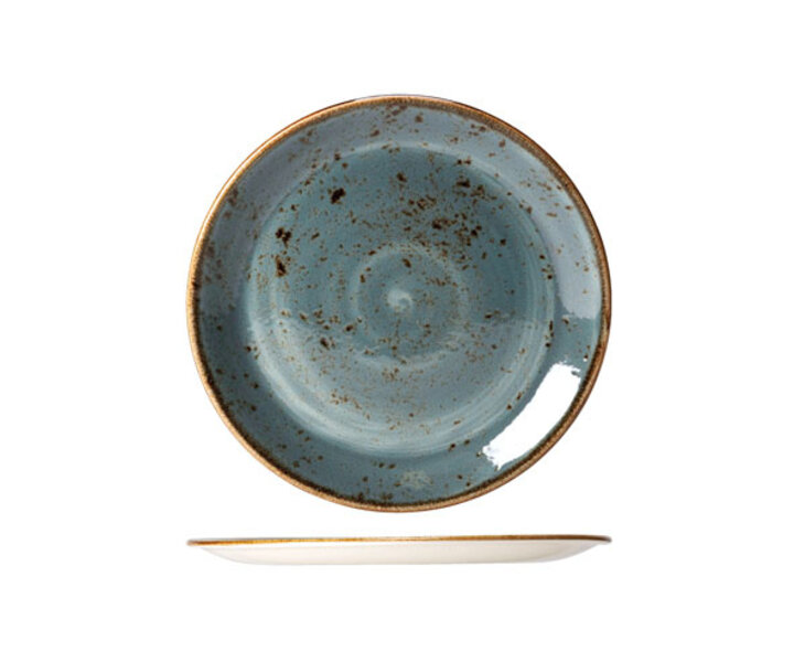 STEELITE  Plat bord Ø 28,5 cm coupe model  " Craft Blue "