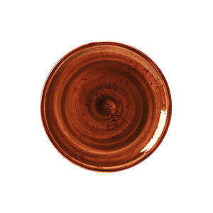 STEELITE  Assiette  plate Ø 20 cm modèle coupe  " Craft Terracotta "
