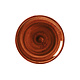 STEELITE  Assiette  plate Ø 20 cm modèle coupe  " Craft Terracotta "