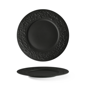 LANGENTHAL  Assiette plate Ø 27 cm  " Black Stone  "