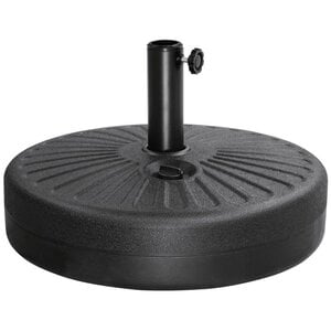 Bolero Pied de parasol noir Bolero 20 litres