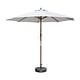 Bolero Pied de parasol noir Bolero 20 litres
