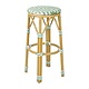 Bolero Parisian-Style PE Wicker Bar Stools (Set of 2)
