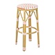 Bolero Parisian-Style PE Wicker Bar Stools (Set of 2)
