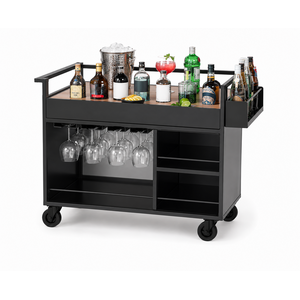 M&T Chariot de bar et cocktail modèle compact
