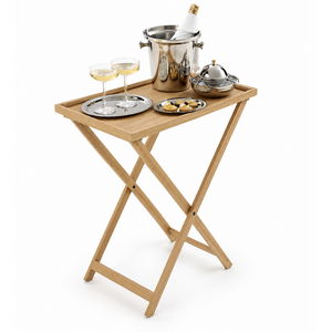 M&T Tray stand with tray 60 x 40 x h 3 cm
