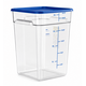 CAMBRO  Voedselcontainer polycarbonaat Camsquare® 17 liter inclusief blauw deksel