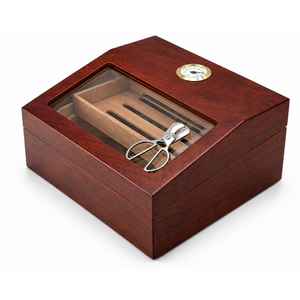 M&T Cigar humidor with scissors