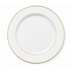M&T Plat bordje 16 cm  CHAMPS-ELYSEES met 2  gouden lijntjes