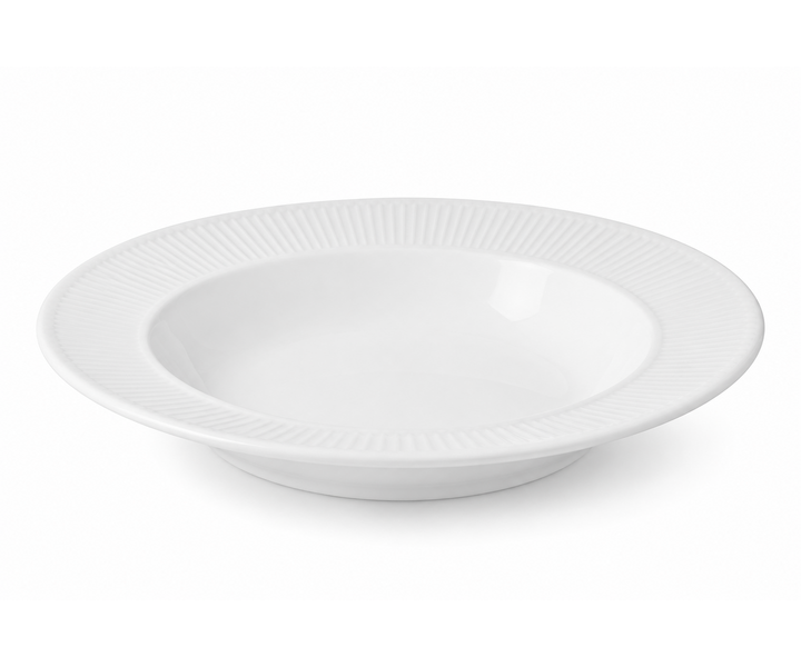 PILLIVUYT Assiette à pâtes / assiette gourmande Plissé 28 cm