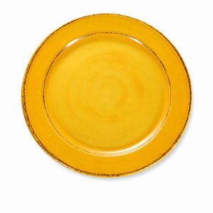 PUJADAS Assiette plate 22 cm mélamine jaune