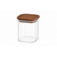 M&T Storage jar 1,8 liter glass with wooden lid
