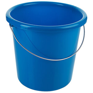 M&T Seau 10 litres en polypropylène, gradué tous les 1 litre, avec crochet métallique, adapté aux aliments