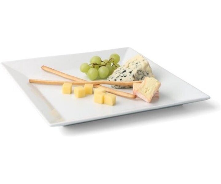 M&T Flat square plate 27 x 27 cm " Times Square "