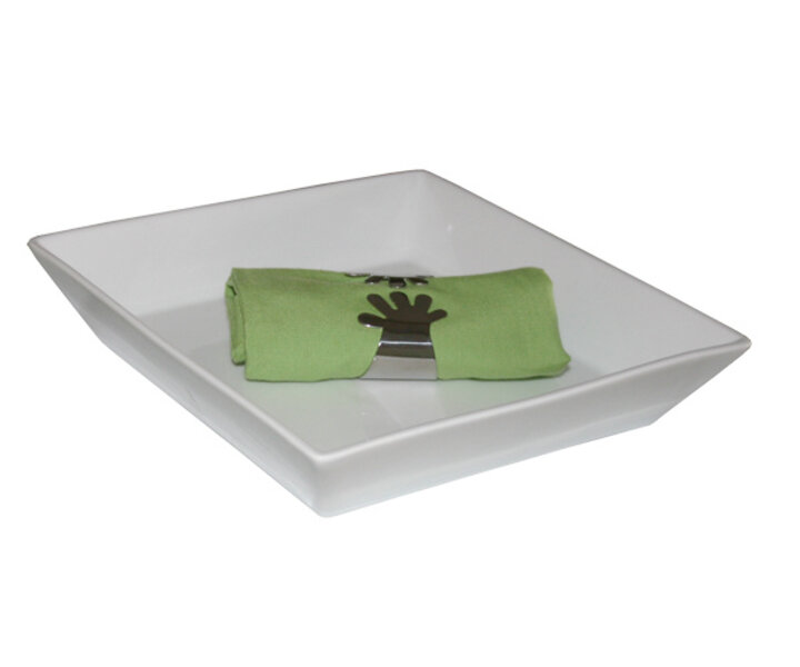 M&T Assiette creuse petit modèle  Hôtel 16 x 16 x h 2,5 cm  " Times square "