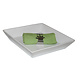 M&T Diep vierkant bordje 16 x 16 x h 2,5 cm  " Times Square "