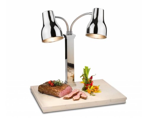 SPRING  Carving station,  infrarood warmhoud lampen