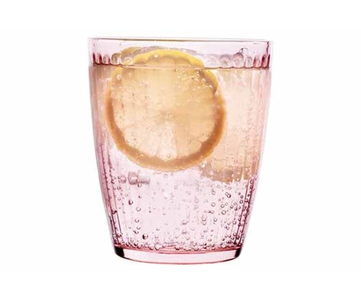 M&T Tumbler 32 cl " Ibiza "  Pink colored glass