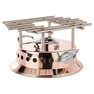 M&T Flambé heater copper with stainless steel handles