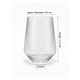 PASABAHCE Water- frisdrank & whiskyglas 42,5 cl  " Allegra Focus Optic "