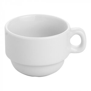 SATURNIA  Demi-tassse cup 8 cl white hotel porcelain