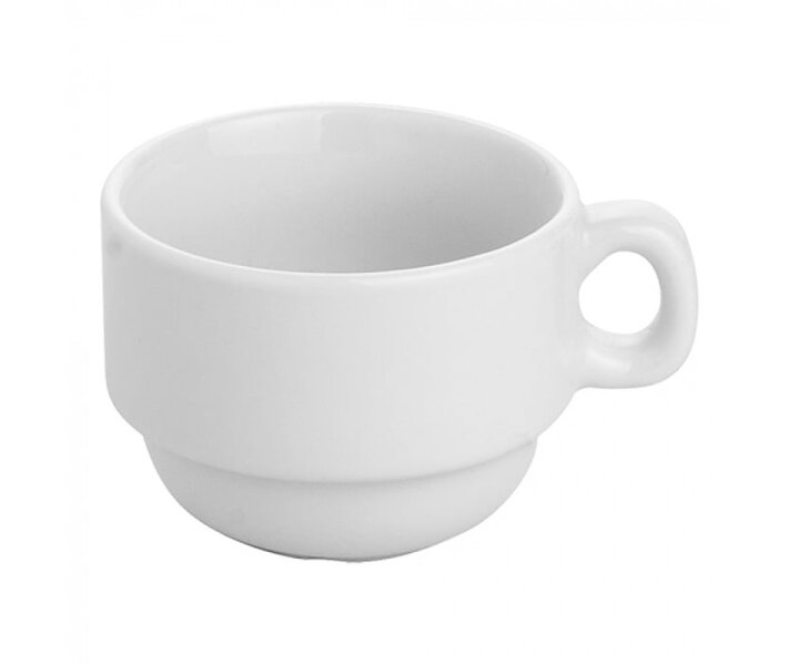 SATURNIA  Coffee cup 17 cl white hotel porcelain