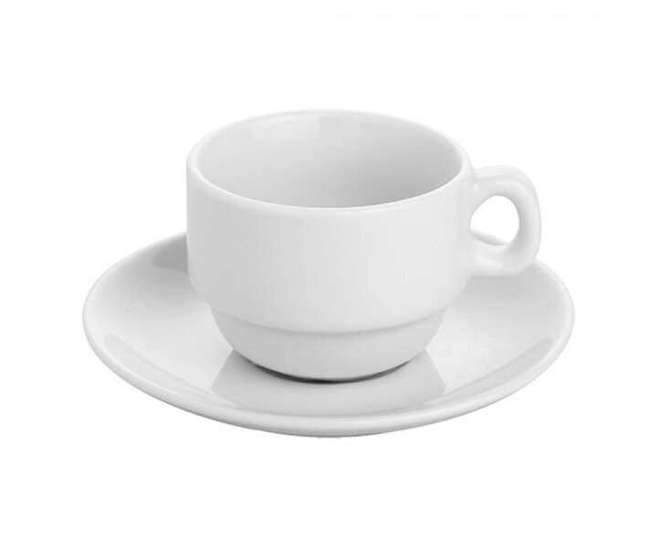 SATURNIA  Coffee cup 17 cl white hotel porcelain
