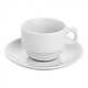 SATURNIA  Coffee - & teacup 25 cl white hotel porcelain