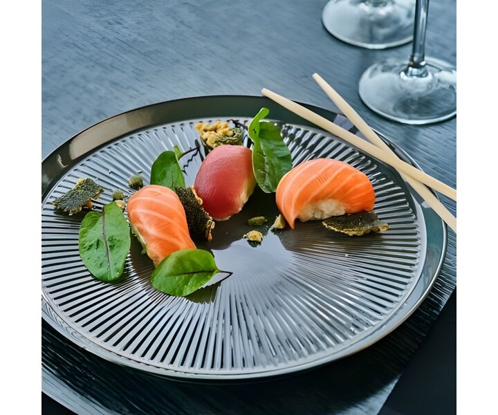 PROOF Porcelain  Deep plate Ø 19 cm  " SOLAS BLUE "