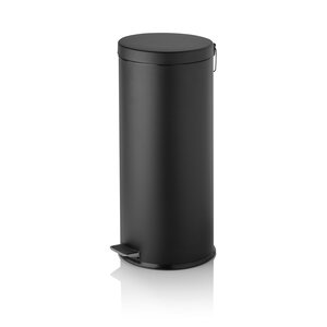 M&T Pedaalemmer 30 liter mat zwart metaal