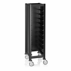 M&T Tray trolley for 10 trays  GN 1/1 " The total black collection "