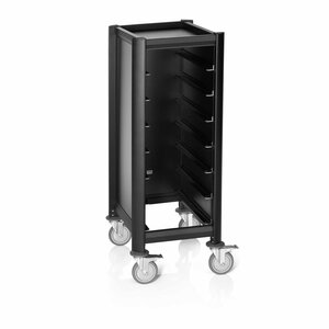 M&T Tray trolley for 7 trays  GN 1/1 " The total black collection "