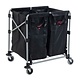 TRUST TROLLIES Chariot à linge 200 litres  ( 2 x 100 litres )